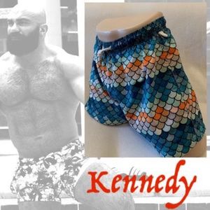 Kennedy Swim Trunks 30-34 RARE style